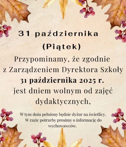 31 październik 2025