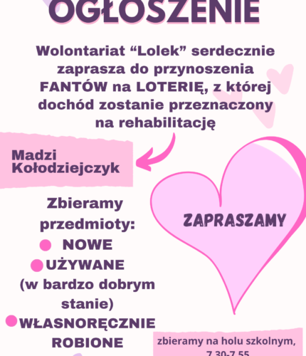 Zbiórka fantów na loterie